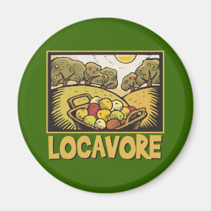 Locavore Slow Food Magnet