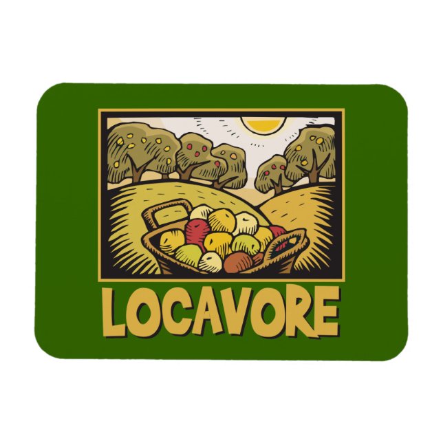 Locavore Slow Food Magnet (Horizontal)