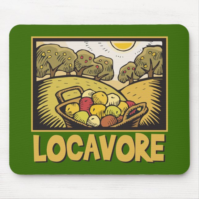 Locavore Slow Food Mousepad (Vorne)