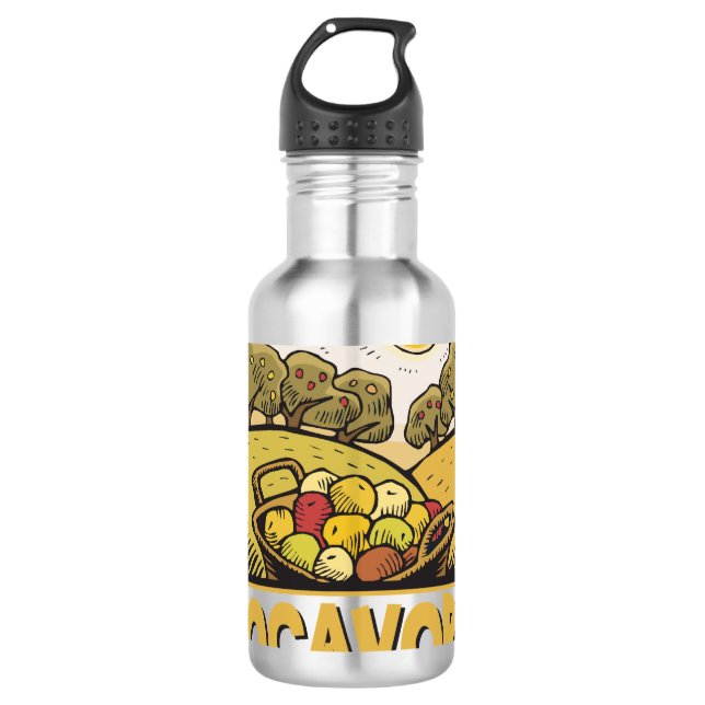 Locavore Slow Food Trinkflasche (Vorderseite)