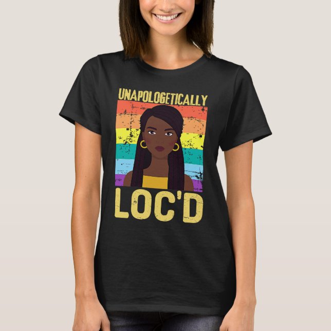LOC'D Black History Monte Melanin T-Shirt (Vorderseite)