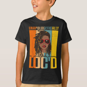 Loc'd Black Queen Melanin Loc'd Hair T-Shirt