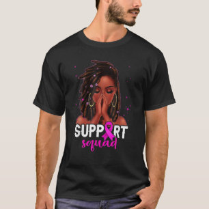 Loc'd Haare schwarze Frauen Unterstützung Squad Ko T-Shirt