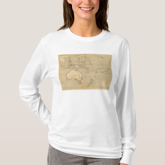 L'Oceanie en 1841 T-Shirt (Vorderseite)