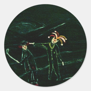 LOCH 7 RUNDER AUFKLEBER