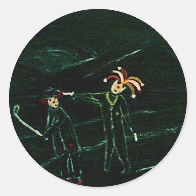 LOCH 7 RUNDER AUFKLEBER (Vorderseite)