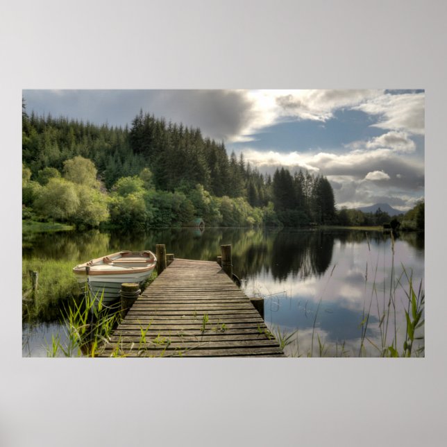 Loch Ard Jetty Poster (Vorne)