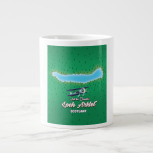 Loch Arklet Map Schottland Vintage Karte Jumbo-Tasse