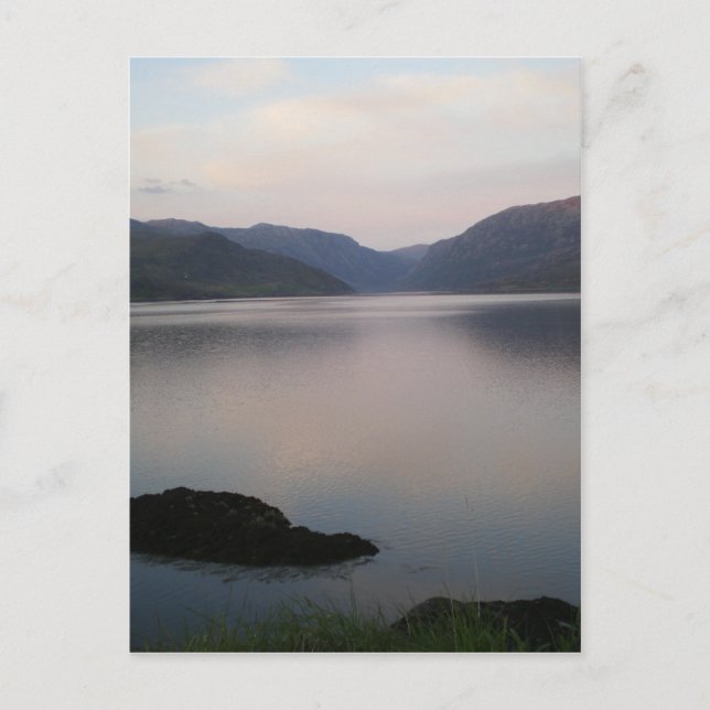 Loch Assynt, Sutherland Postkarte (Vorderseite)