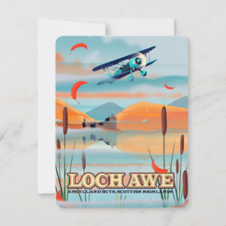 Loch Awe Scotland Reiseplakat