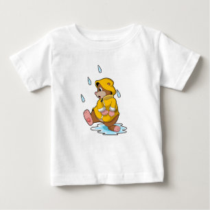 Loch bei Regen mit Regentropfen Baby T-shirt
