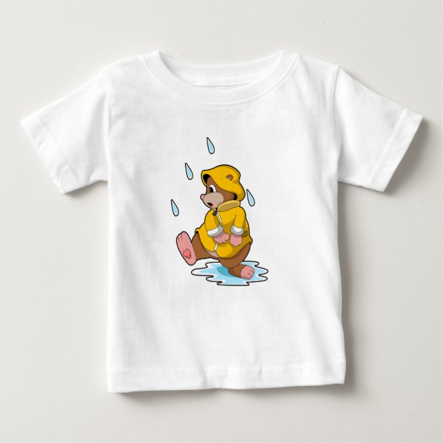 Loch bei Regen mit Regentropfen Baby T-shirt (Vorderseite)