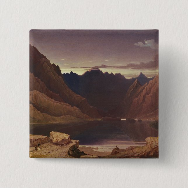 Loch Coruisk, Insel von Skye - Dämmerung, Button (Vorderseite)
