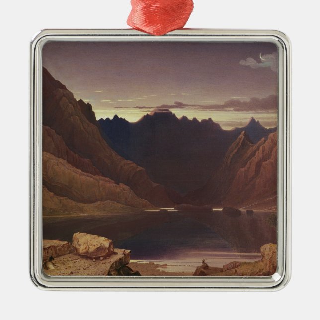 Loch Coruisk, Insel von Skye - Dämmerung, Ornament Aus Metall (Vorne)