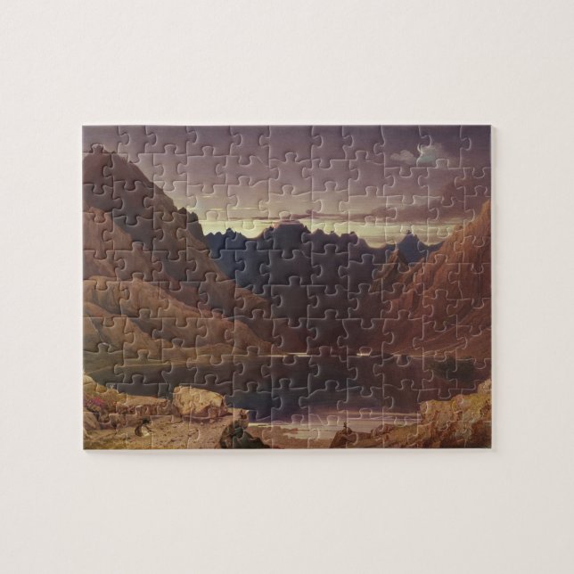 Loch Coruisk, Insel von Skye - Dämmerung, Puzzle (Horizontal)