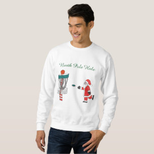 Loch-Disc-Golfsweatshirt Weihnachtsmanns Nordpol Sweatshirt