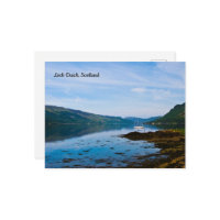 Loch Duich, Schottland Postcard