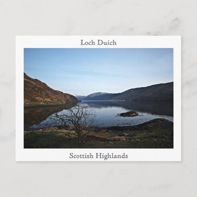 Loch Duich, Schottland... Postkarte (Vorderseite)