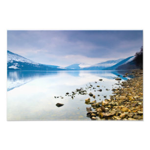 Loch Earn, Scotland Foto Print