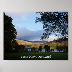 Loch Earn Scotland Poster