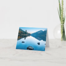 Loch Eck in Blue Greeting Card