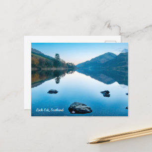 Loch Eck in Blue, Schottland Postcard Postkarte