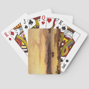 Loch Etive, from Bonawe - Evening, 1875 (oil on ca Spielkarten