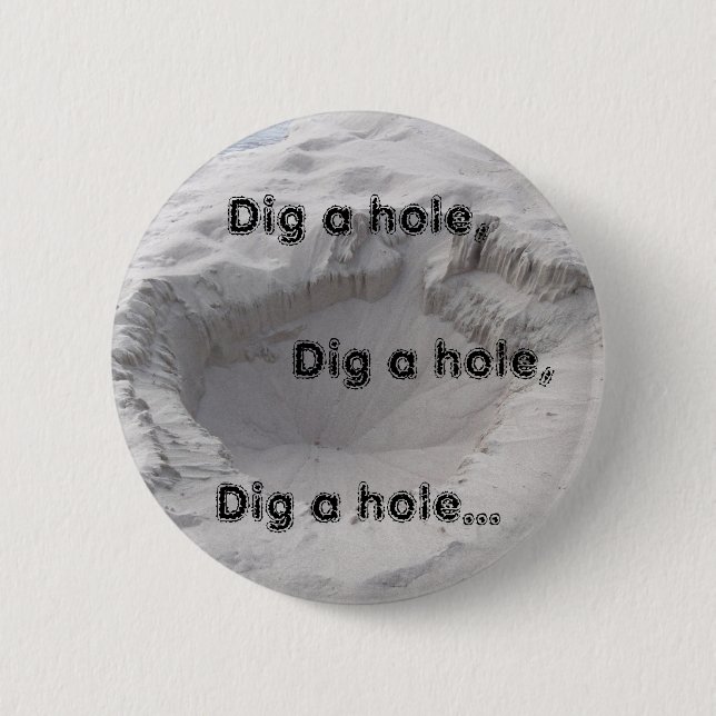 Loch graben button (Vorderseite)