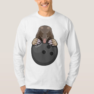 Loch im Bowling mit Bowlingball T-Shirt
