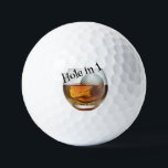 Loch in 1 Drink Golf Balls Golfball<br><div class="desc">"Loch in One golf ball" Designed with a golball in a glass or Drink. Ideal für ein Geschenk für den Golfer in Ihrem Leben oder für sich selbst, dieser Ball wird eine Aussage auf dem Platz machen. Dieser Ball ist aus langlebigen Materialien gefertigt und ist so konzipiert, dass er den...</div>