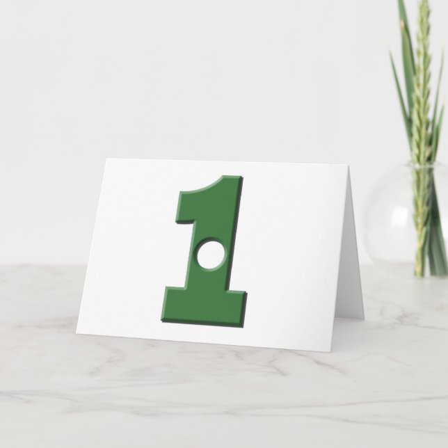 Loch in 1 karte (Vorderseite)