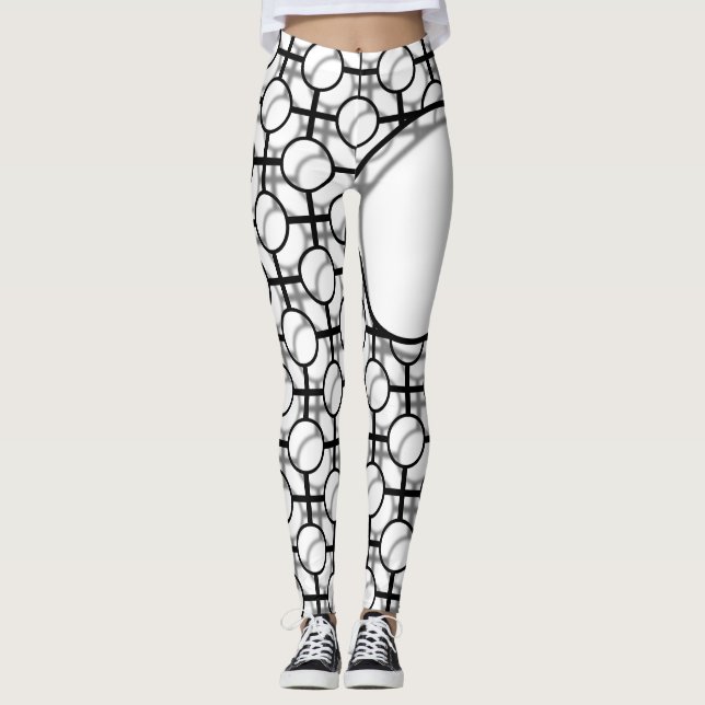 Loch in den Leggings (Vorderseite)