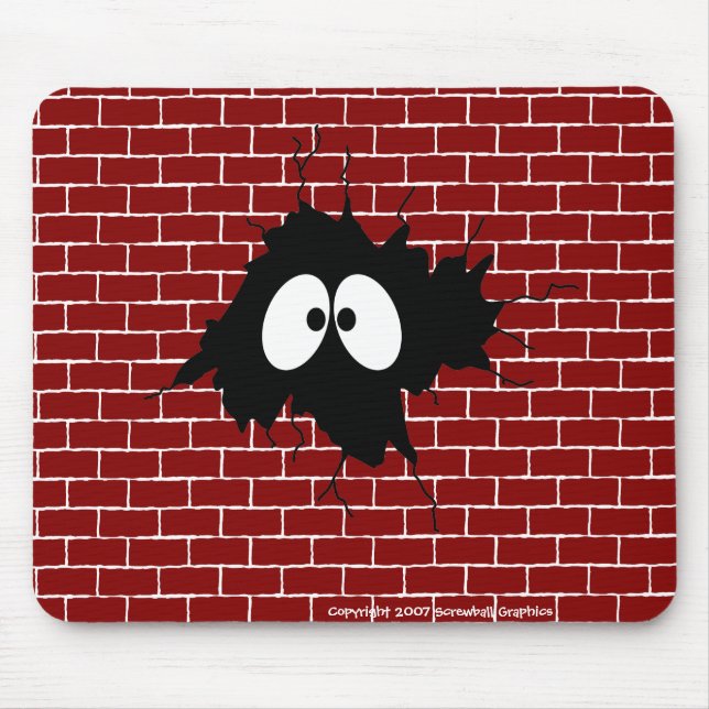 Loch in der Wall Mousepad (Vorne)