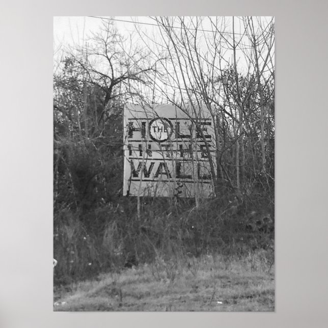 Loch in der Wand Foto Poster (Vorne)