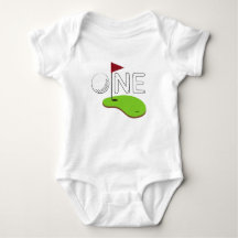 Loch in einem Baby-Bodysuit