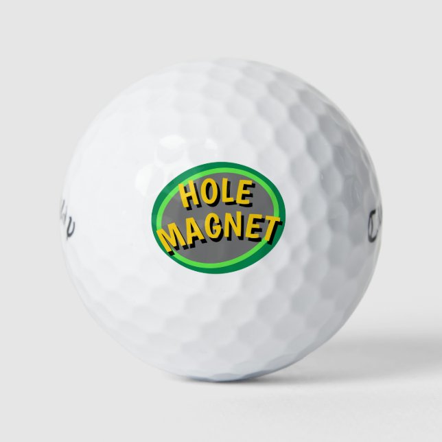 Loch in einem der neuen Golfplätze Golfball (Vorderseite)