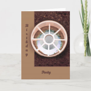 Loch in einem einladung