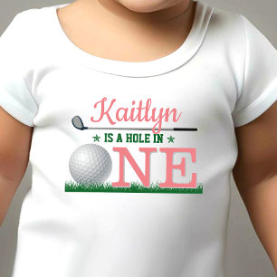 Loch in einem Golf 1. Geburtstag Baby T-shirt