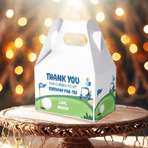 Loch in einem Golf Boy Erster Geburtstag Par-T-Shi Geschenkschachtel