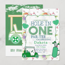 Loch in einem Par-T-Shirt Geburtstagsfeier 6