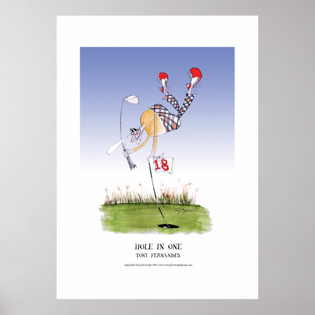 Loch in einem, Tony fernandes Poster (Vorne)