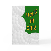 Loch in Glückwunsch einer! Golf-Erfolg