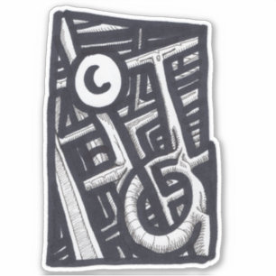 Loch in One? Aufkleber