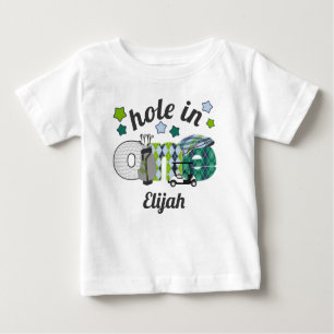 Loch in One Birthday Boy Shirt Golf Party Shirt