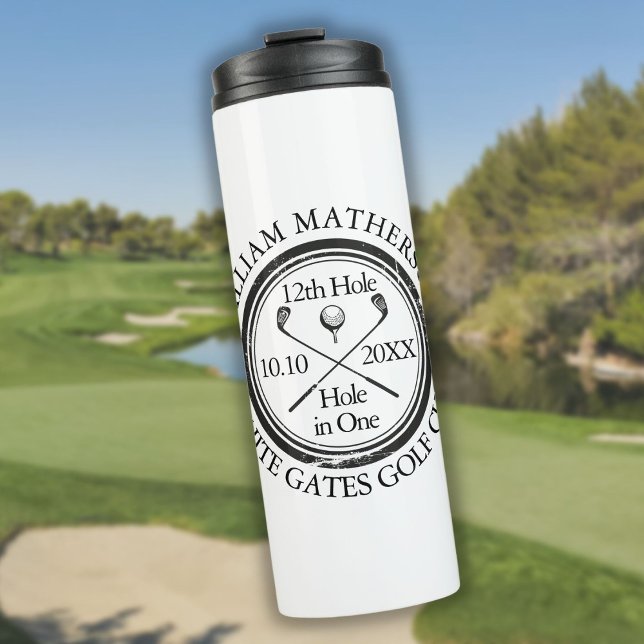 Loch in One Classic Personalisiert Golf Thermosbecher (Hole in One Classic Personalized Golf Thermal Tumbler)