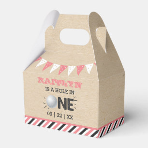 Loch in One Girls Golf 1. Geburtstag Par-T Geschenkschachtel