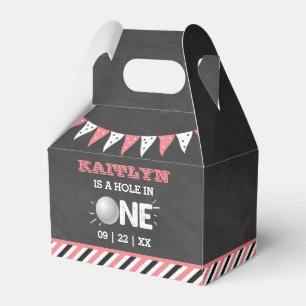 Loch in One Girls Golf 1. Geburtstag Par-T Geschenkschachtel