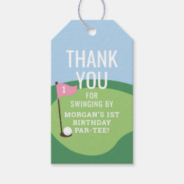 Loch in One Girls Golf Gastgeschenk Tag Geschenkanhänger