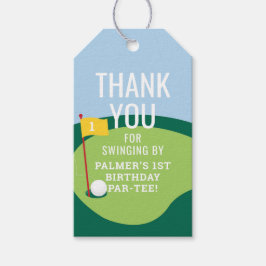 Loch in One Girls Golf Gastgeschenk Tag Geschenkanhänger