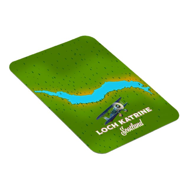 Loch Katrine Scotland Reiseplakat Magnet (Rechte Seite)